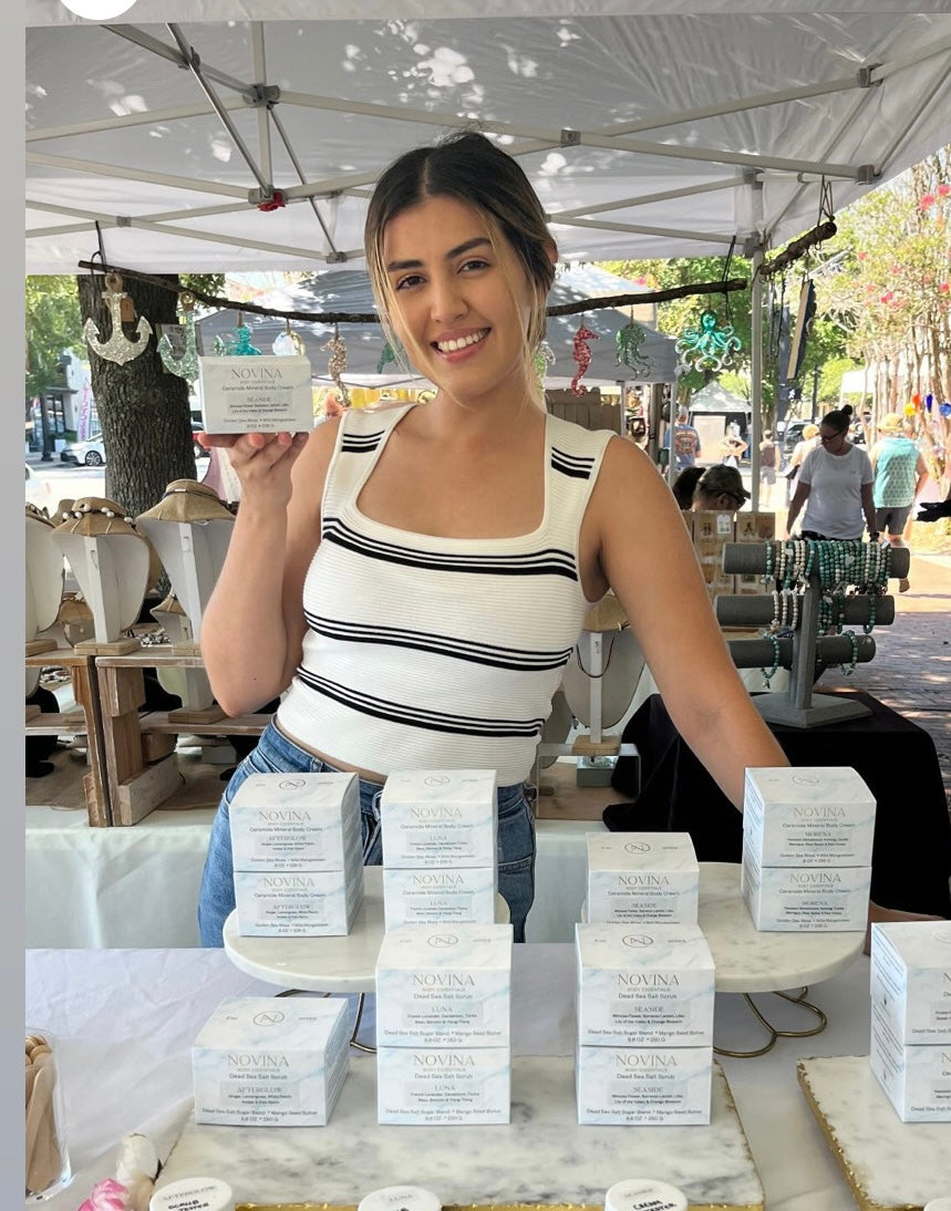 Alexandra, founder of Novina Body Essentials